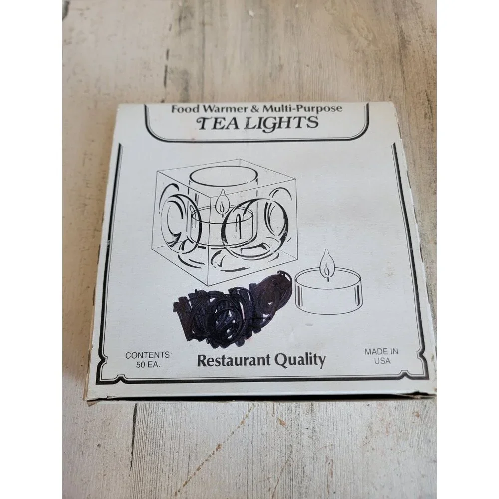 Food warmer tea light candles set multi-purpose‎ restaurant quality